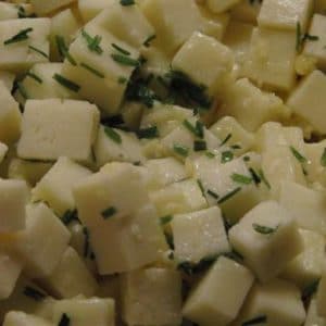 Queso con ajo